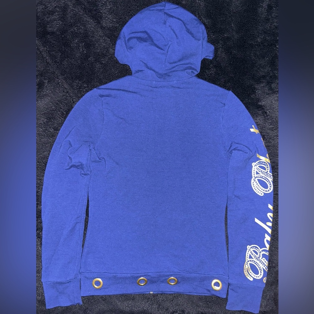 Vintage Baby Phat Y2K Signature Embroidered Beaded Logo Hoodie
-Size Small - Picture 4 of 6